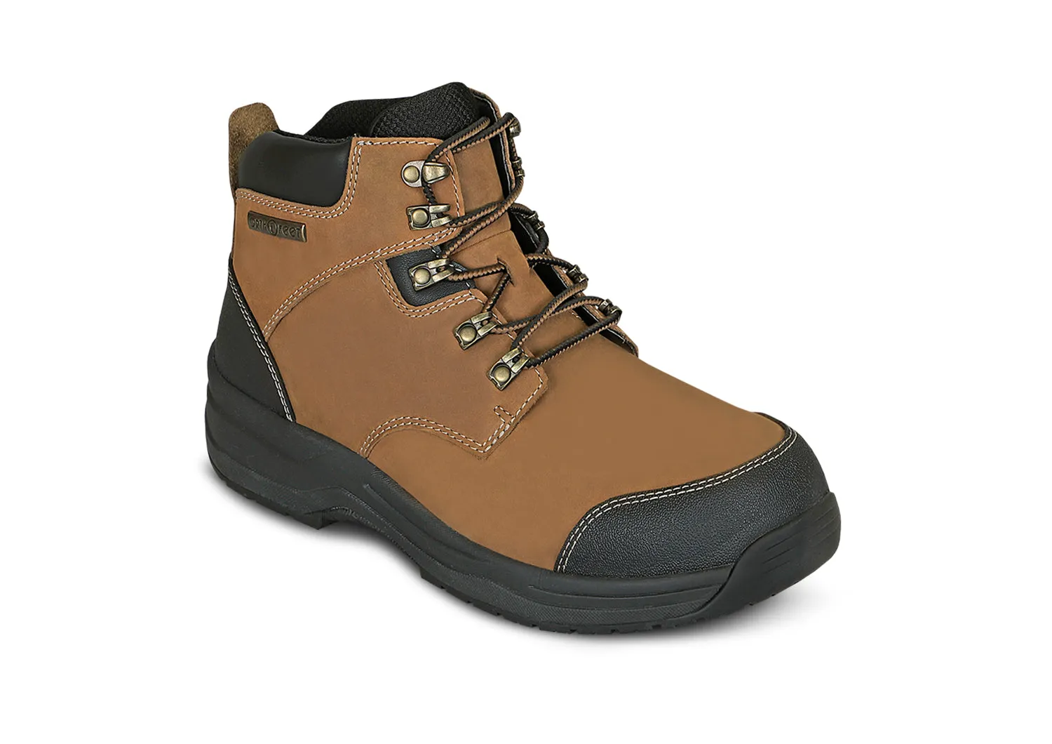 Granite Work Boots - Camel sold by Orthofeet