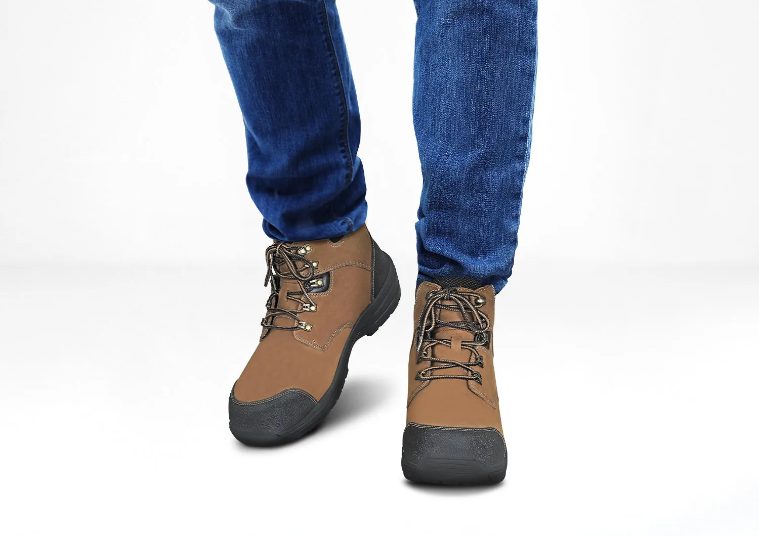 Granite Work Boots - Camel sold by Orthofeet product image thumbnail 2