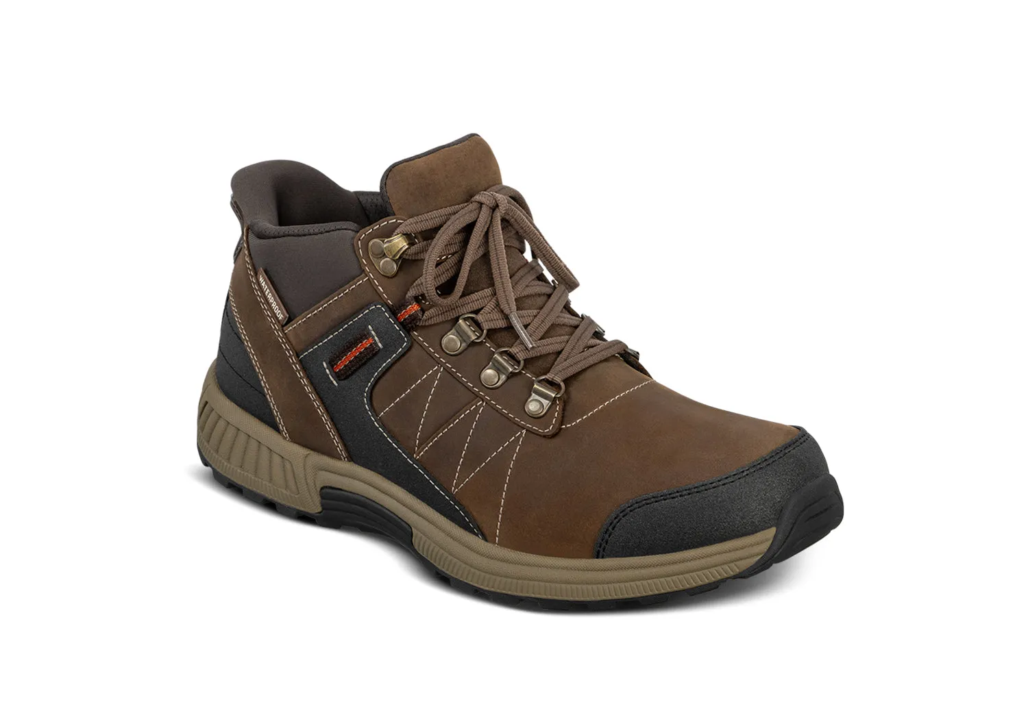 Dalton Hands-Free Waterproof - Brown sold by Orthofeet
