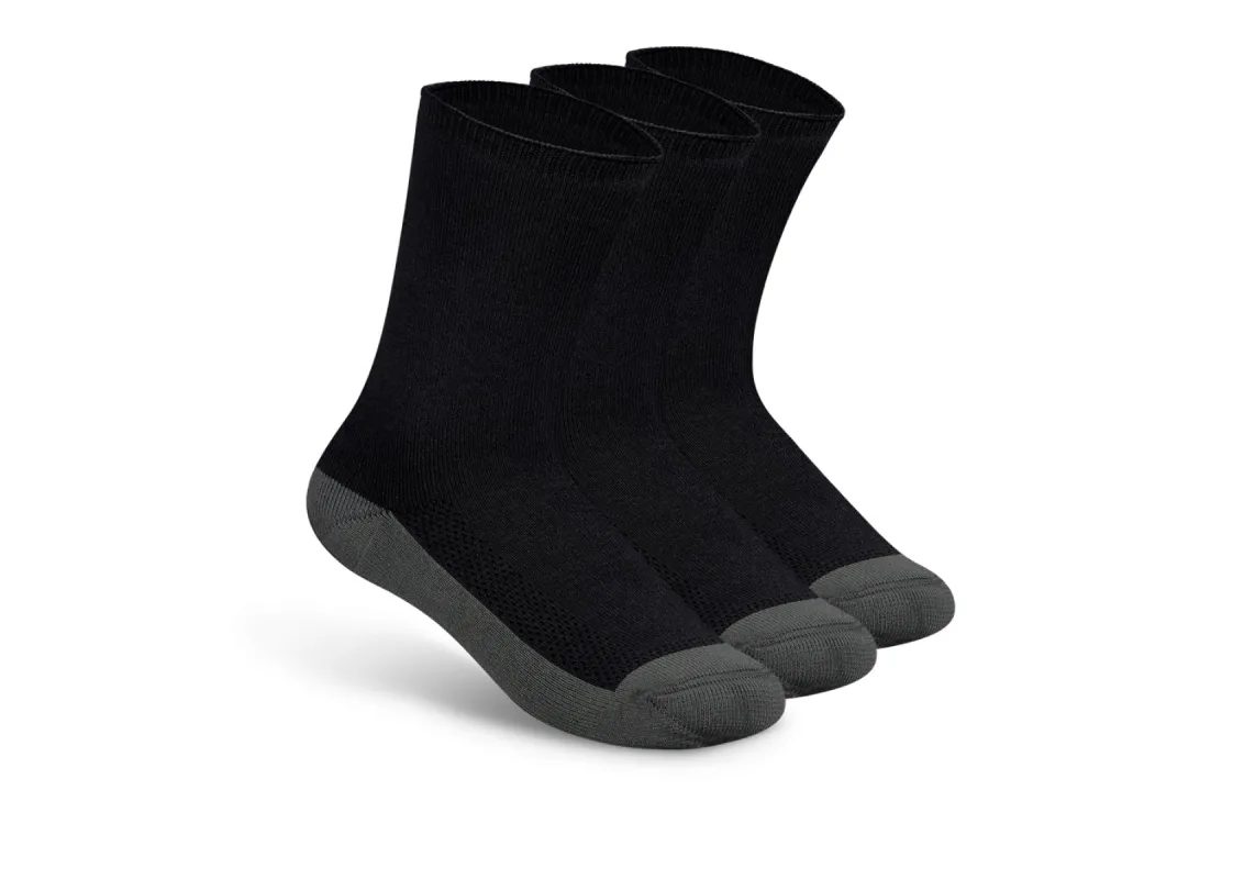 Extra Roomy Socks (Thick) - Charcoal sold by Orthofeet