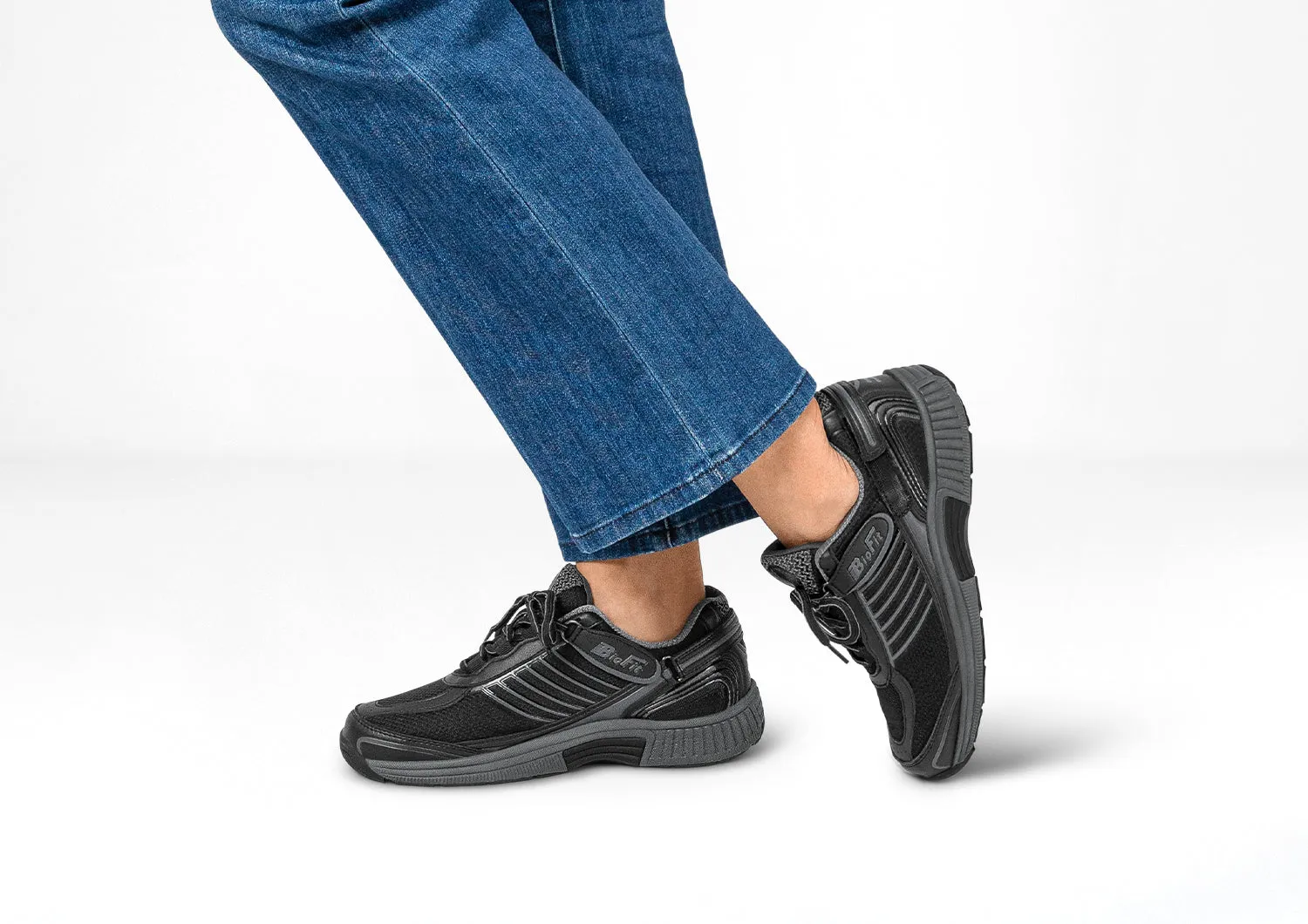 Verve Tie-Less - Black sold by Orthofeet product image thumbnail 2