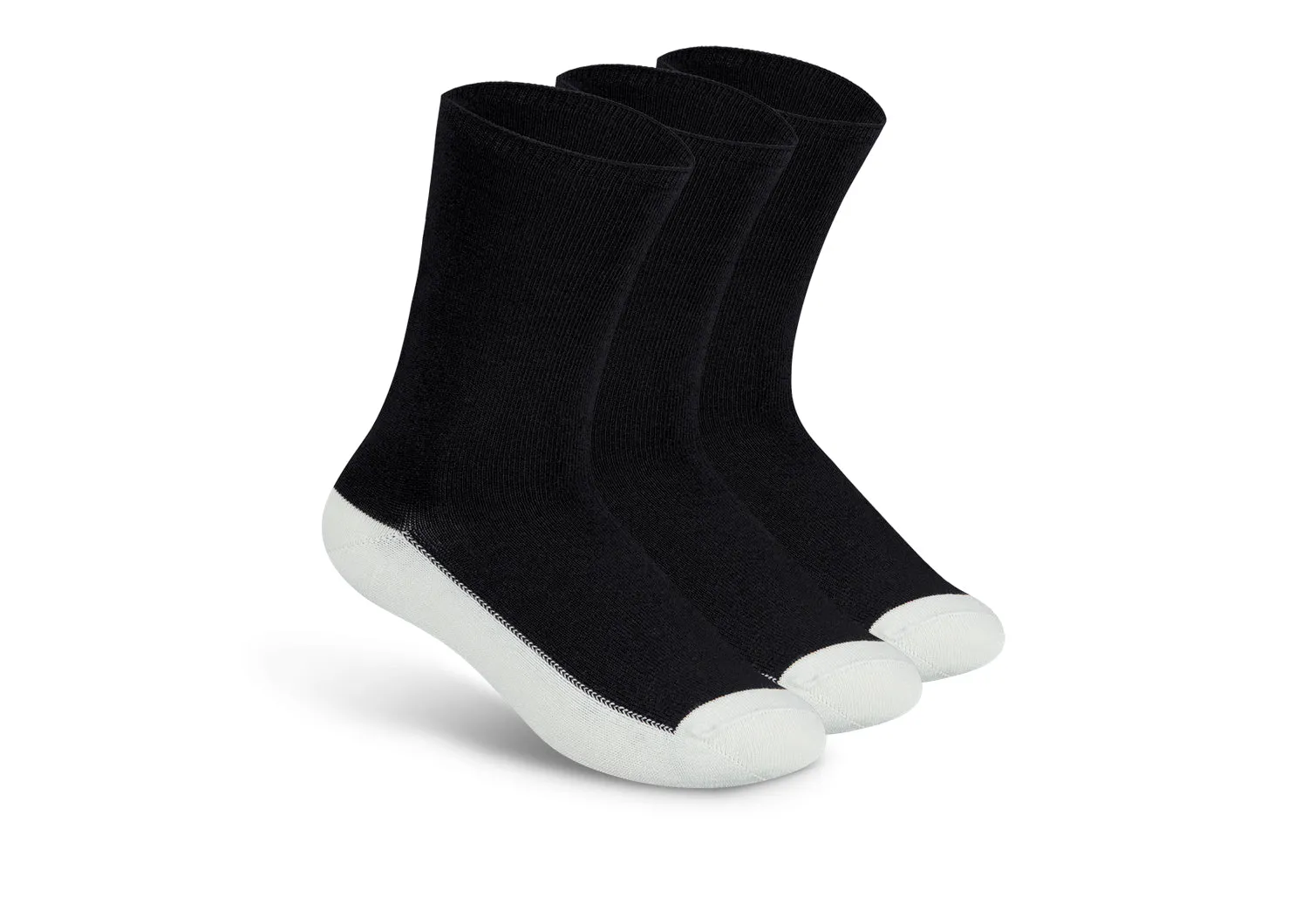 Casual/Dress Diabetic Socks - Black sold by Orthofeet