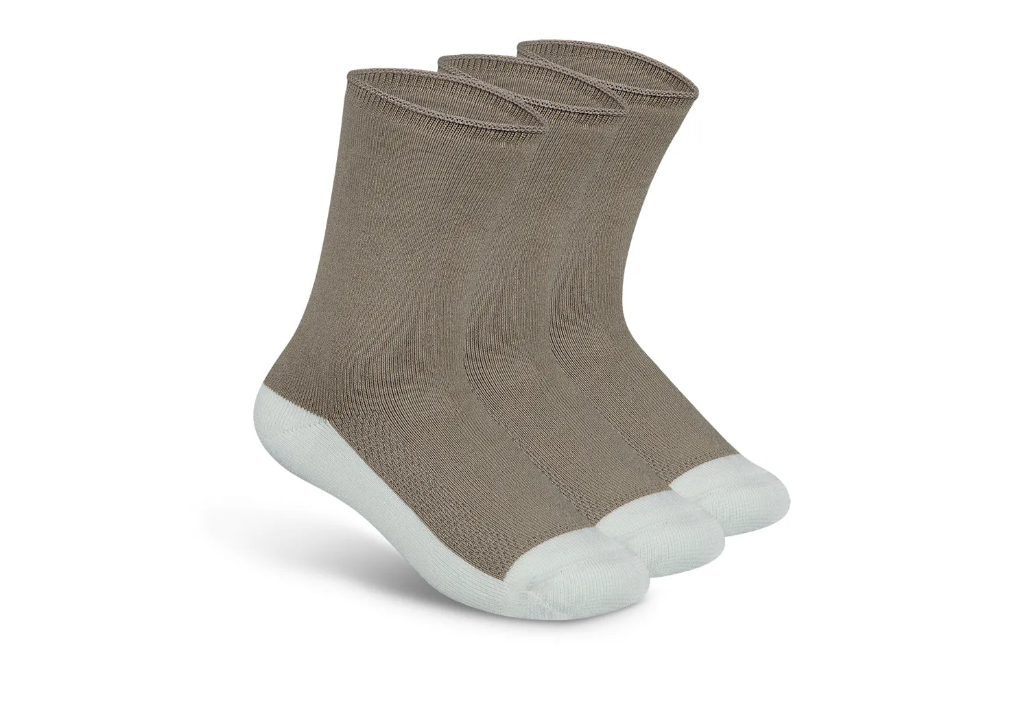 Extra Roomy Diabetic Socks (Thick) - Brown sold by Orthofeet
