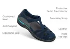 Juno - Navy sold by Orthofeet
