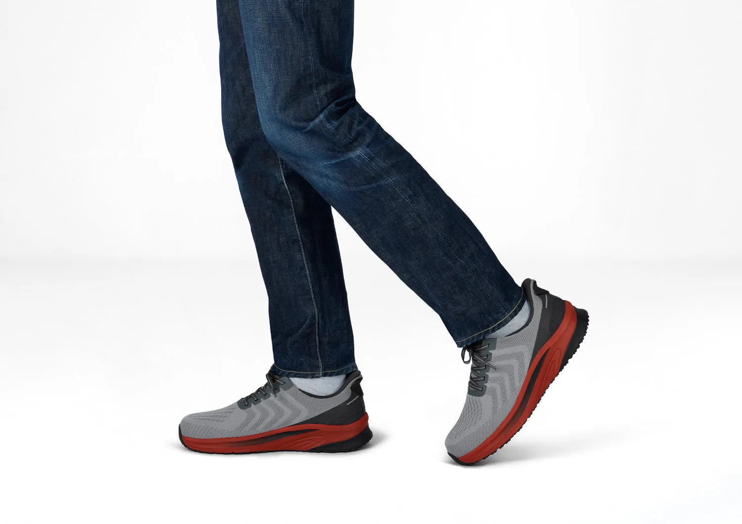 Tilos Hands-Free - Gray/Red sold by Orthofeet product image thumbnail 2