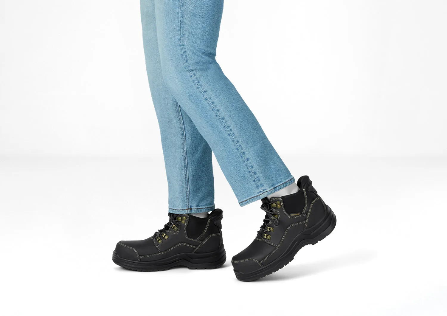 Quartz Hands-Free Work Boots - Black sold by Orthofeet product image thumbnail 2