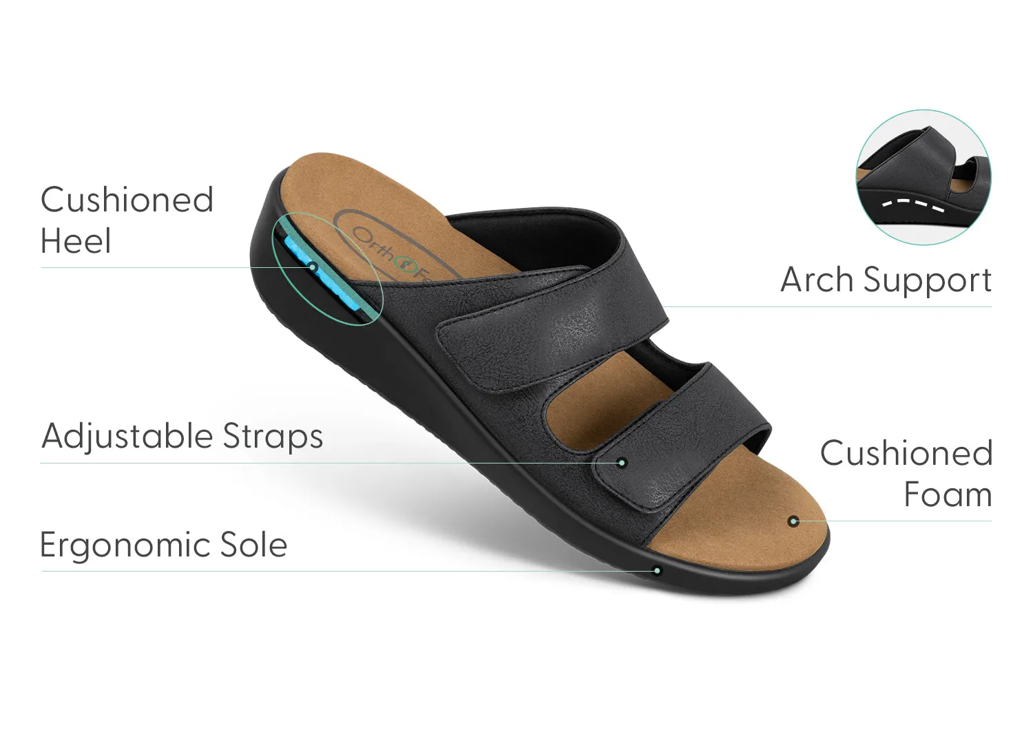 Cruz - Black sold by Orthofeet product image thumbnail 5