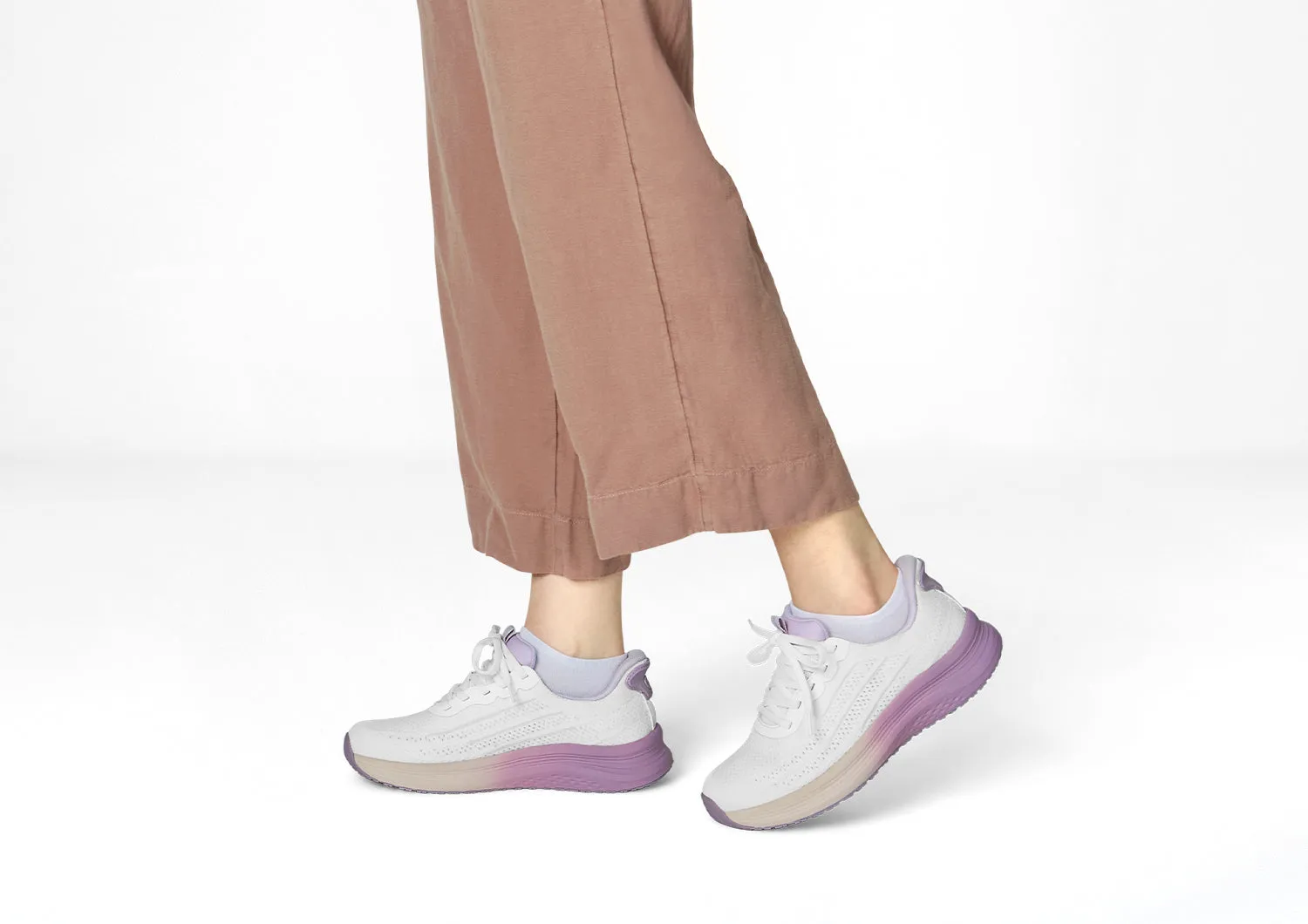 Nira Hands-Free - White/Lavender sold by Orthofeet product image thumbnail 2