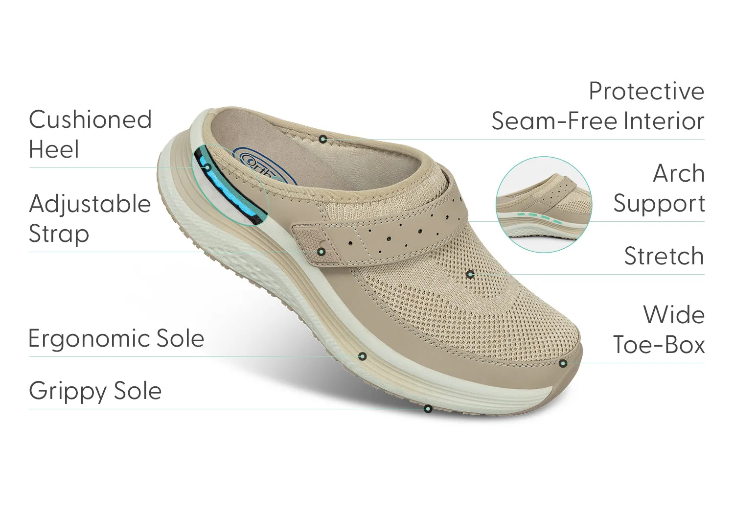 Iris - Taupe sold by Orthofeet product image thumbnail 3