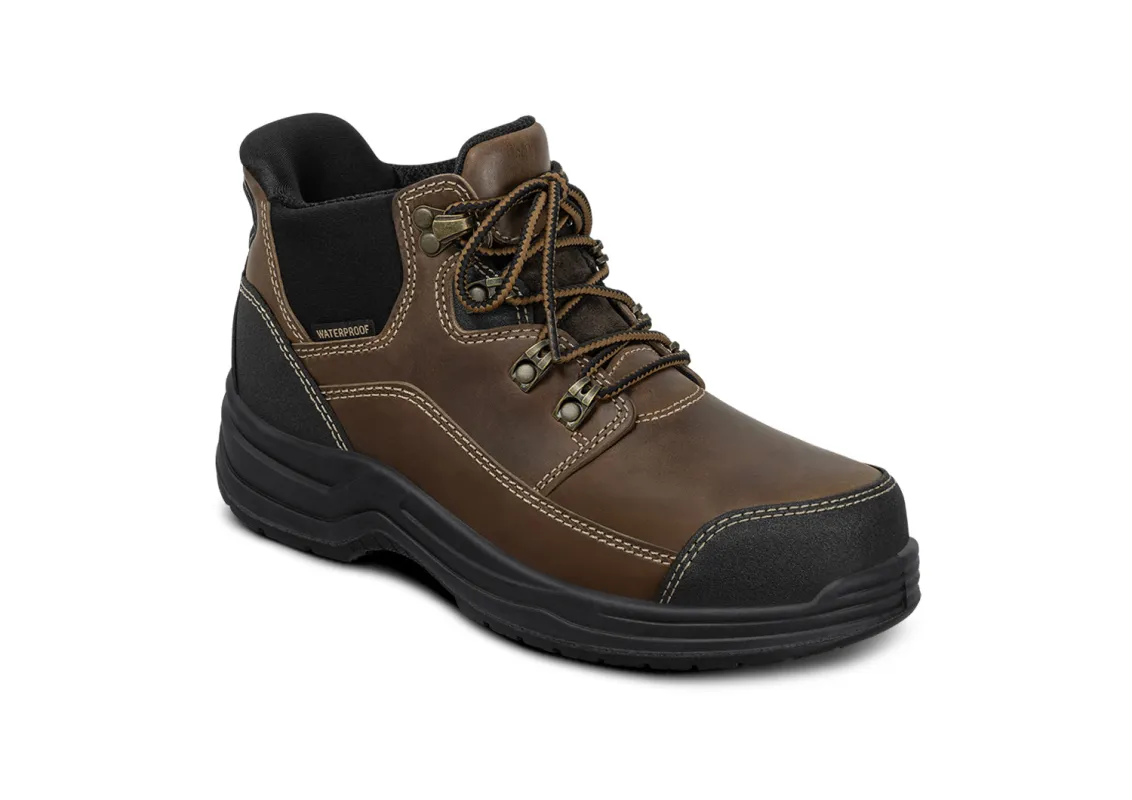 Quartz Hands-Free Work Boots - Brown sold by Orthofeet