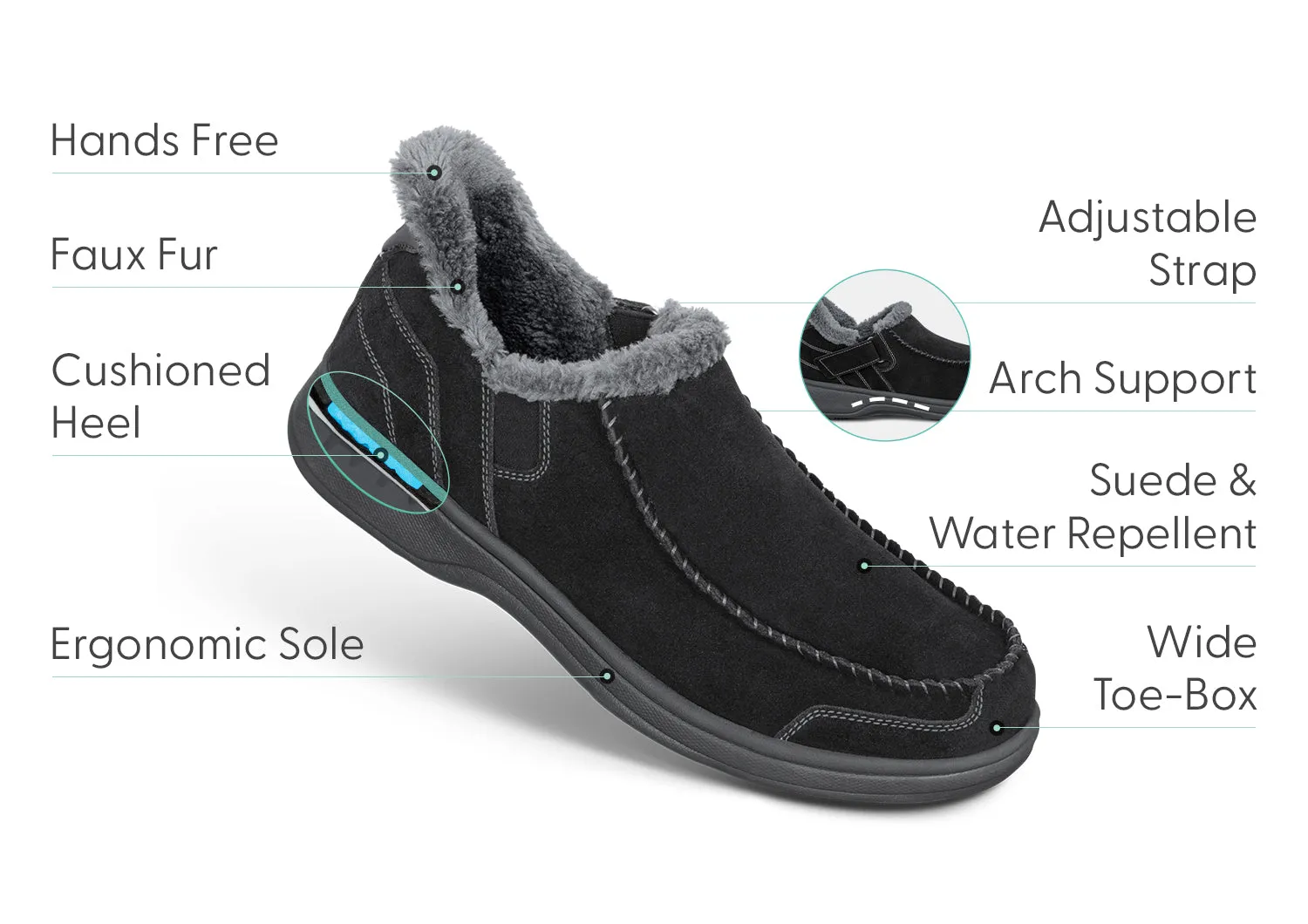 Vito Hands-Free - Black sold by Orthofeet product image thumbnail 3