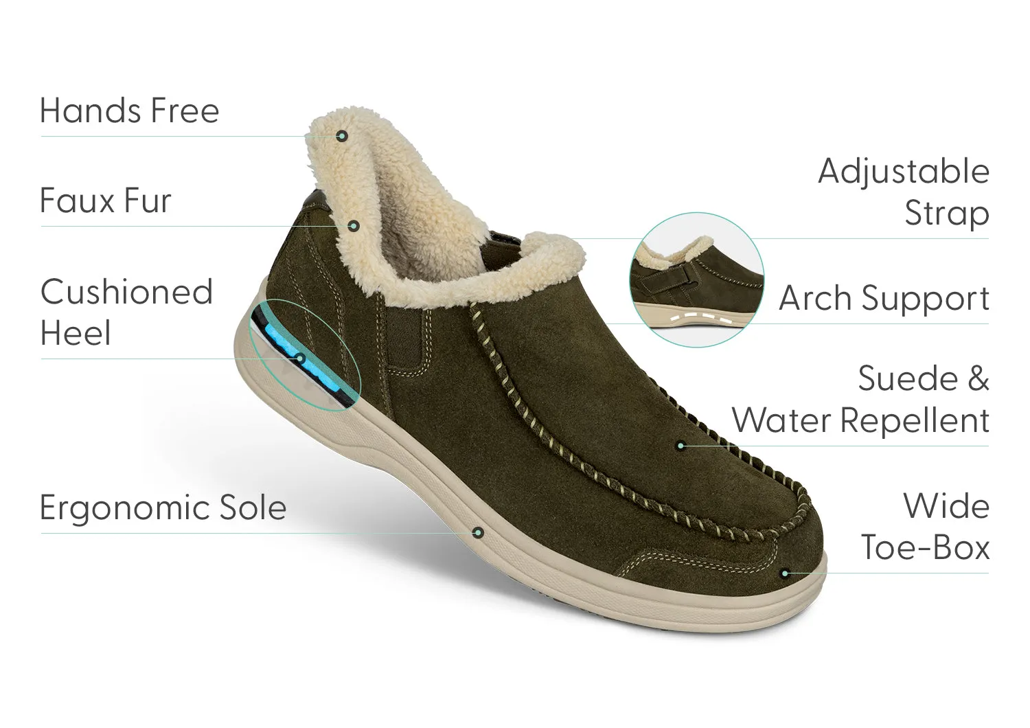 Vito Hands-Free - Dark Olive sold by Orthofeet product image thumbnail 3