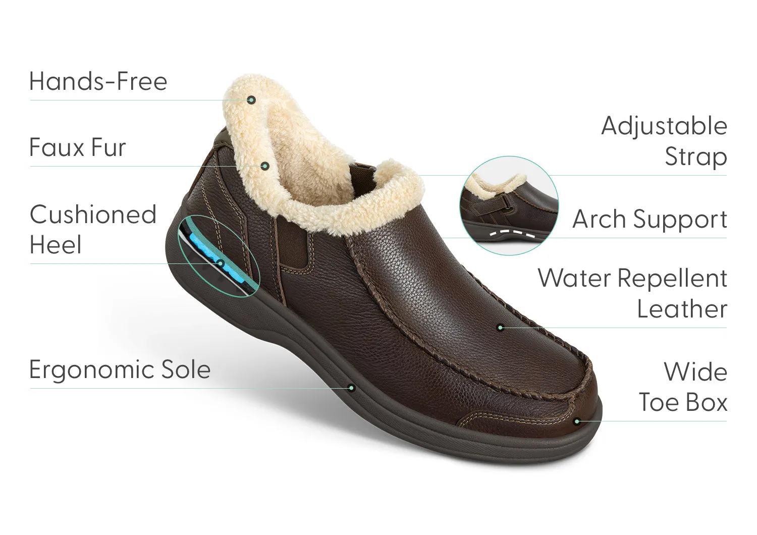 Vito Hands-Free - Brown sold by Orthofeet product image thumbnail 2