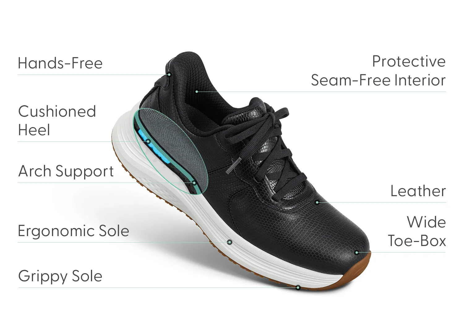 Stride Hands-Free - Black sold by Orthofeet product image thumbnail 2