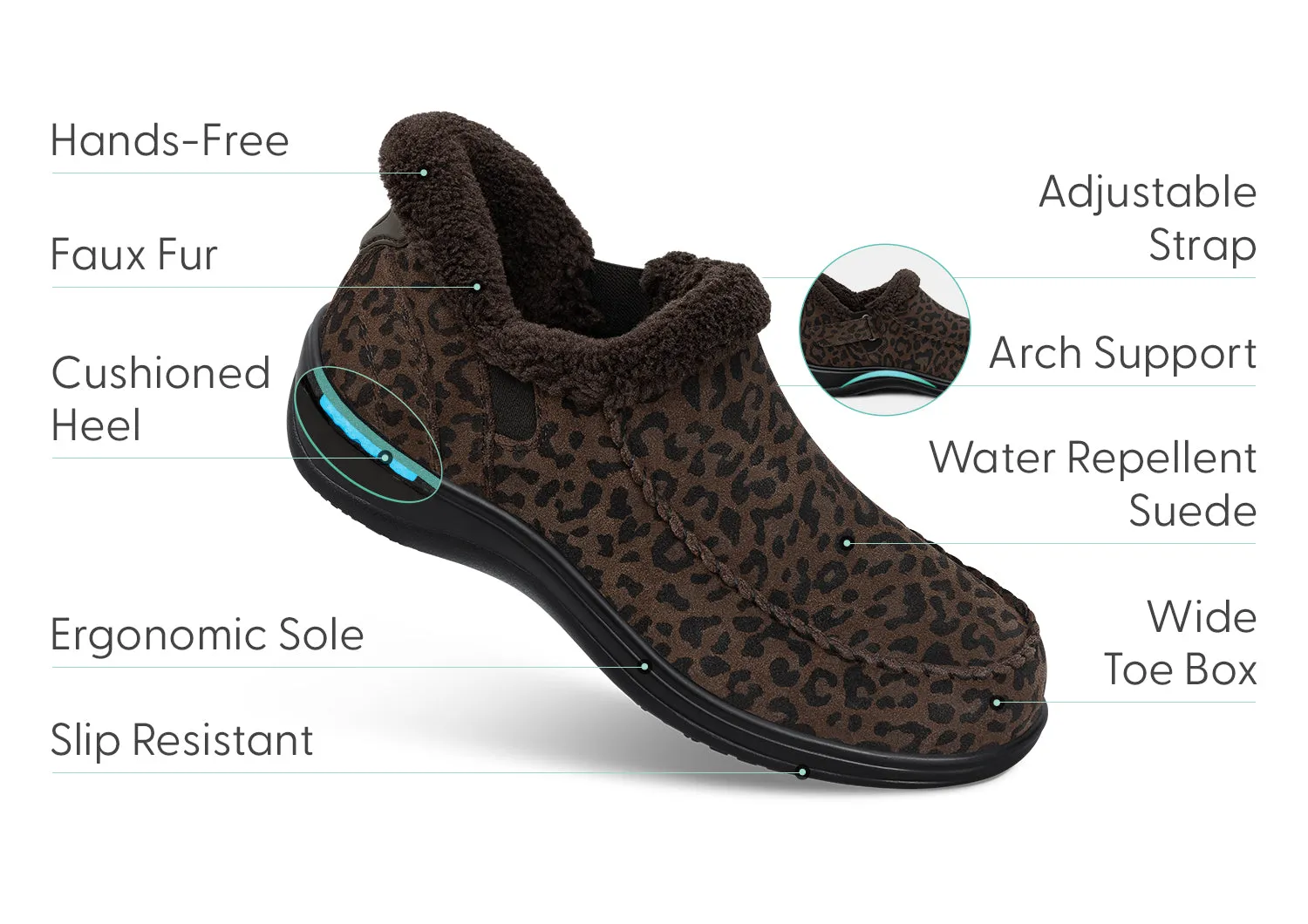 Lorin Hands-Free - Leopard sold by Orthofeet product image thumbnail 2