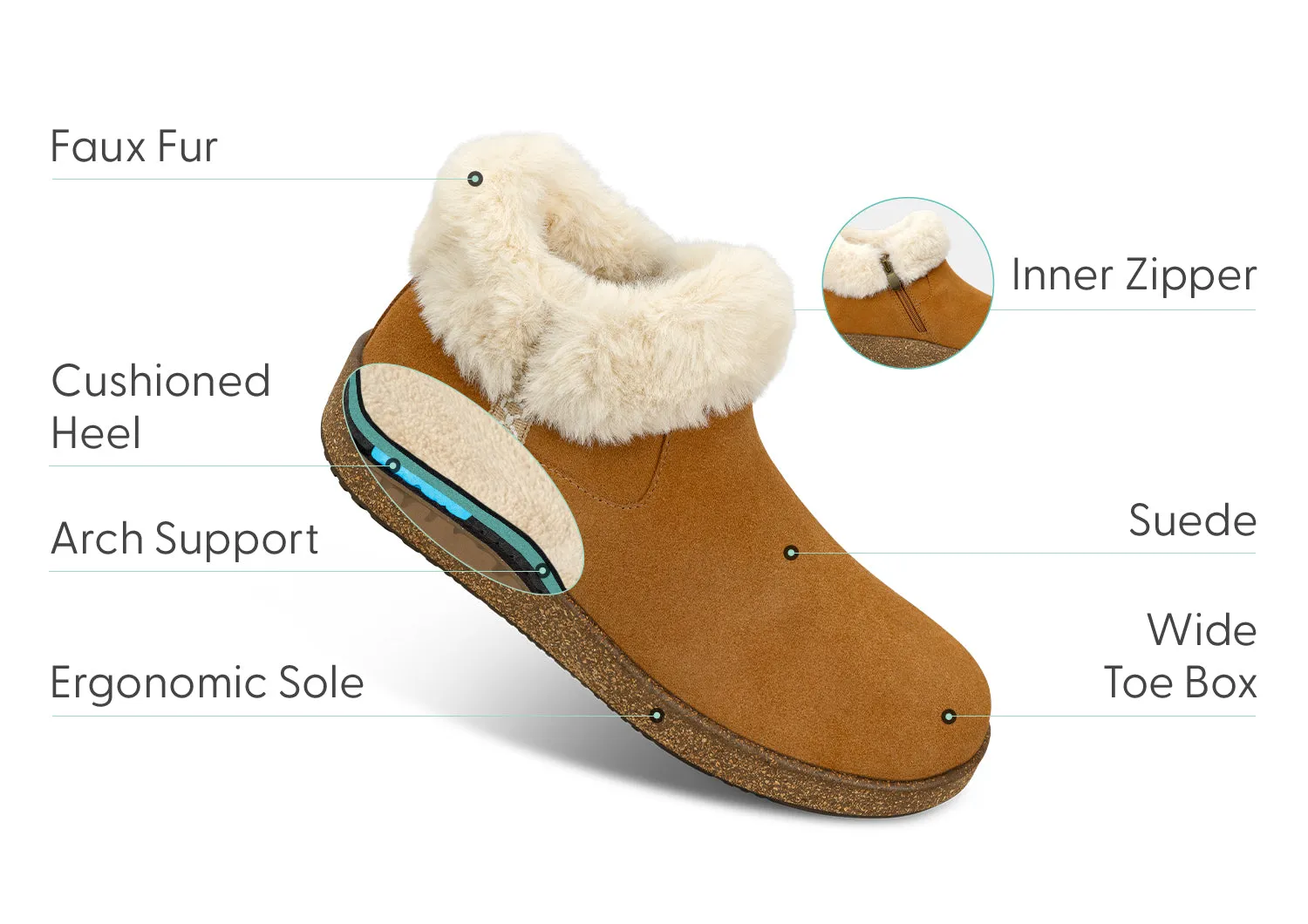 Cozi - Chestnut sold by Orthofeet product image thumbnail 3
