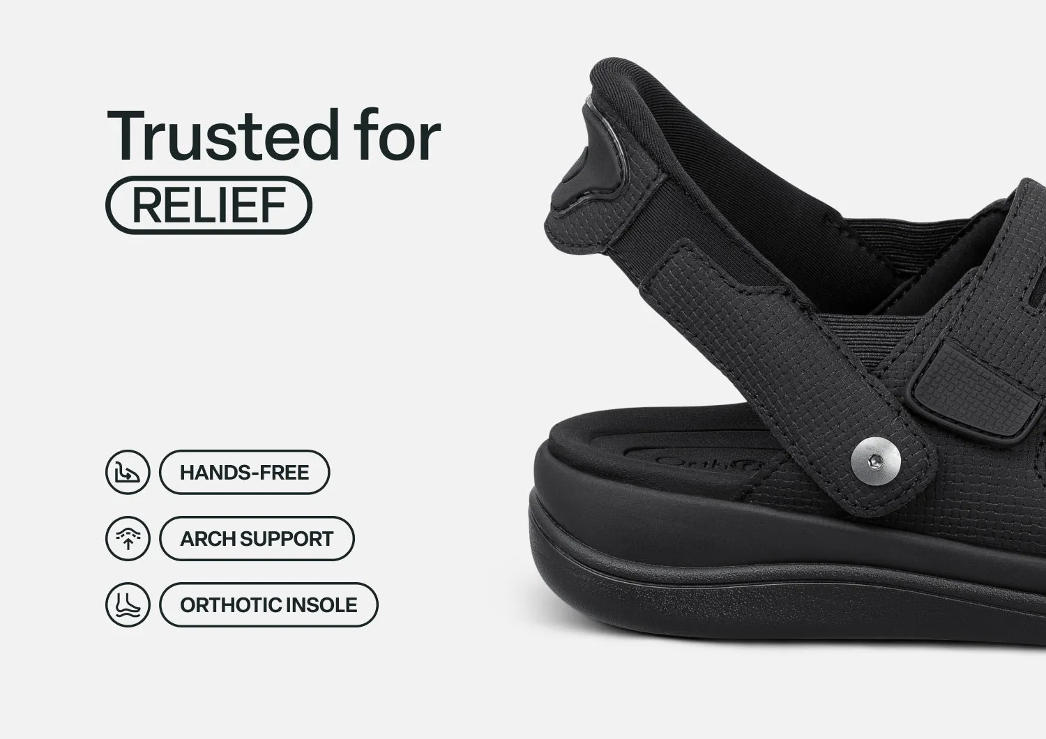 Calypso Hands-Free - Black sold by Orthofeet product image thumbnail 2