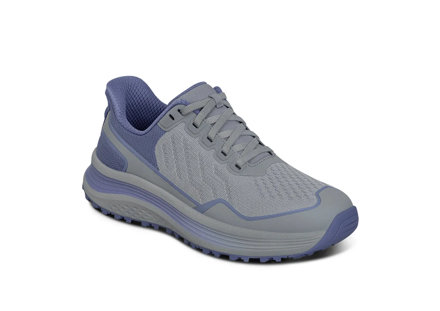 Nira Trail Hands-Free - Gray/Periwinkle sold by Orthofeet