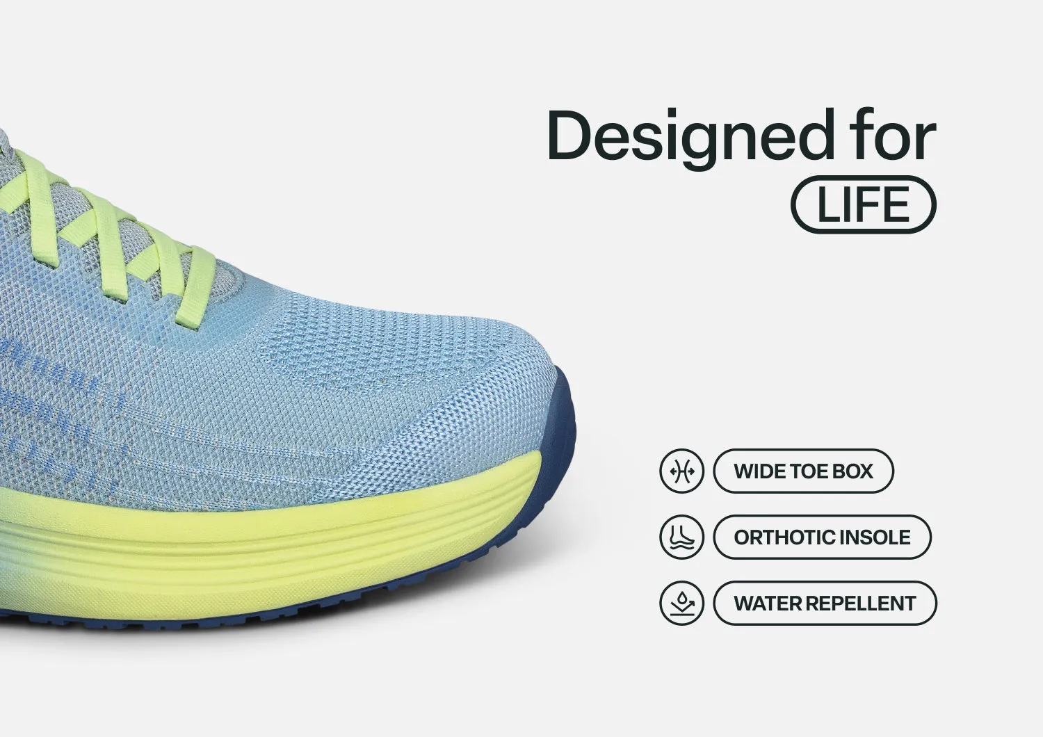 Nira Hands-Free - Blue/Yellow sold by Orthofeet product image thumbnail 5