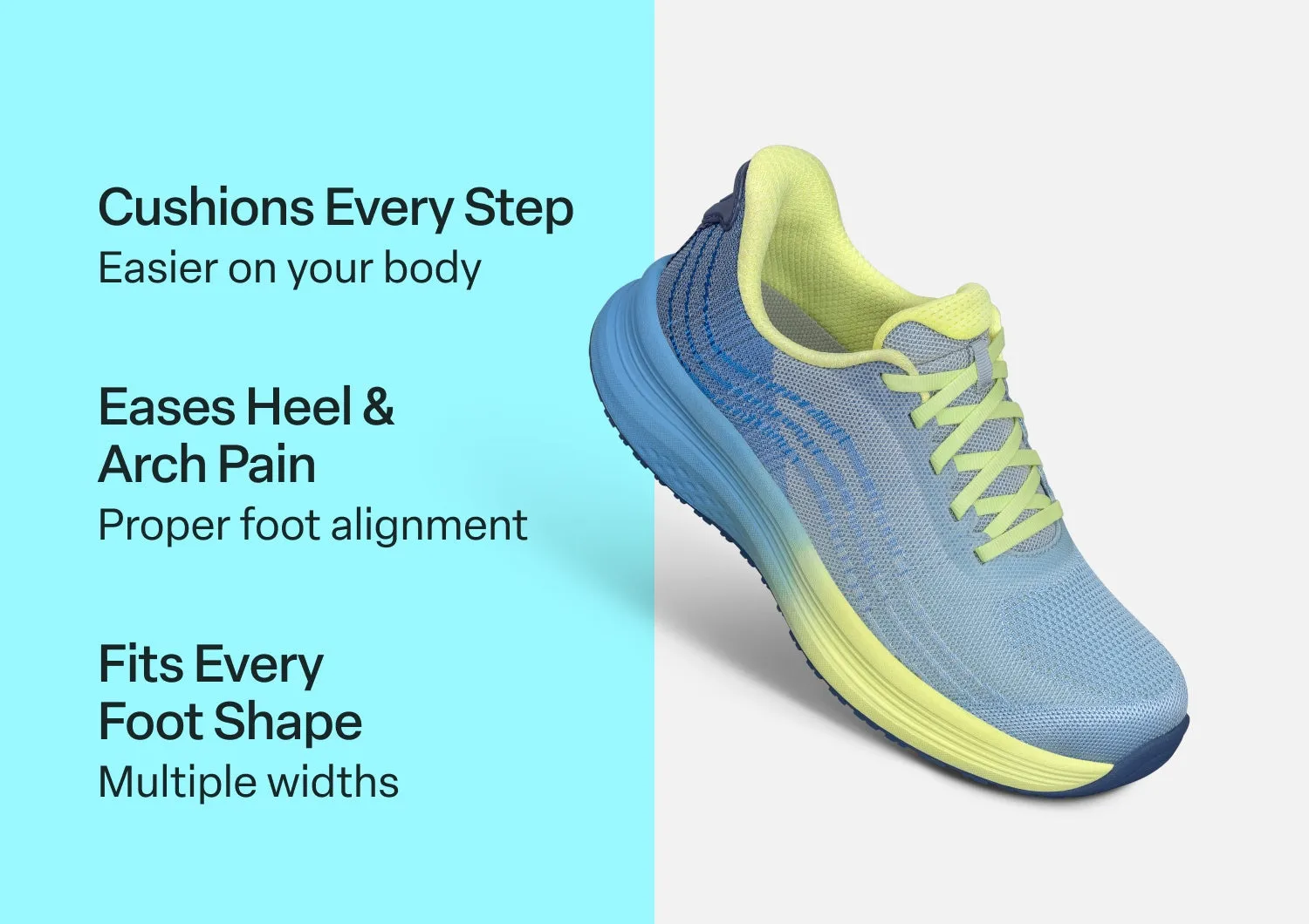 Nira Hands-Free - Blue/Yellow sold by Orthofeet product image thumbnail 2