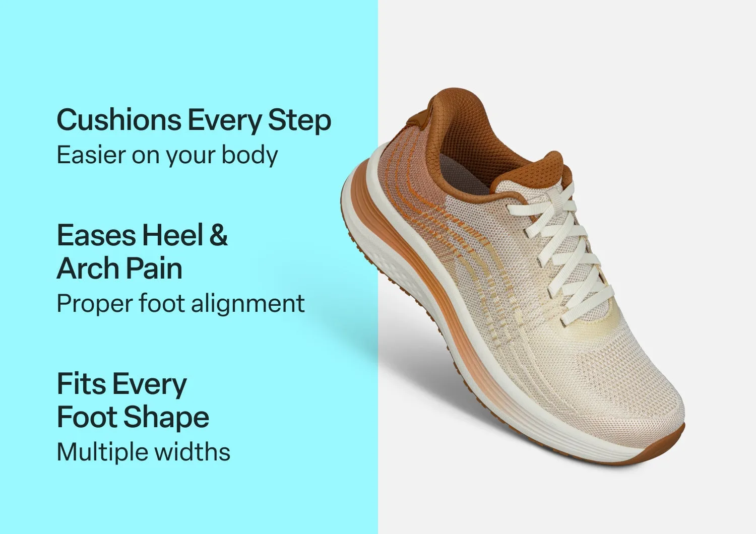 Nira Hands-Free - Copper/Gold Wave sold by Orthofeet product image thumbnail 2