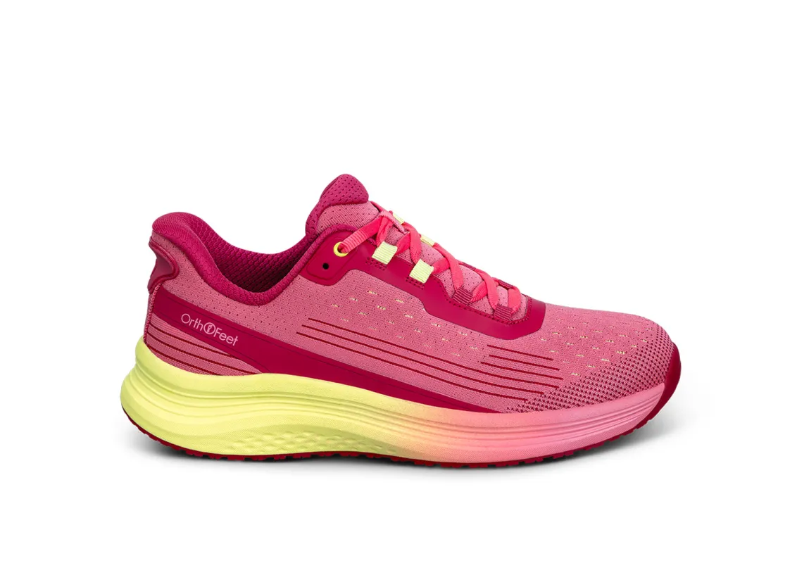 Dart Hands-Free - Fuschia/Yellow made by Orthofeet