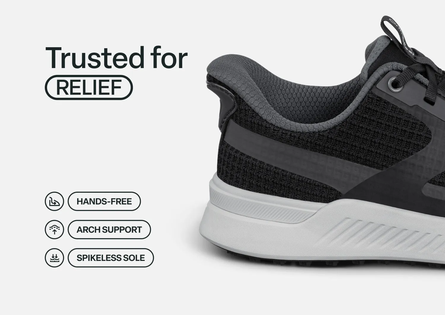 Fairway Hands-Free Golf - Black/Gray sold by Orthofeet product image thumbnail 5