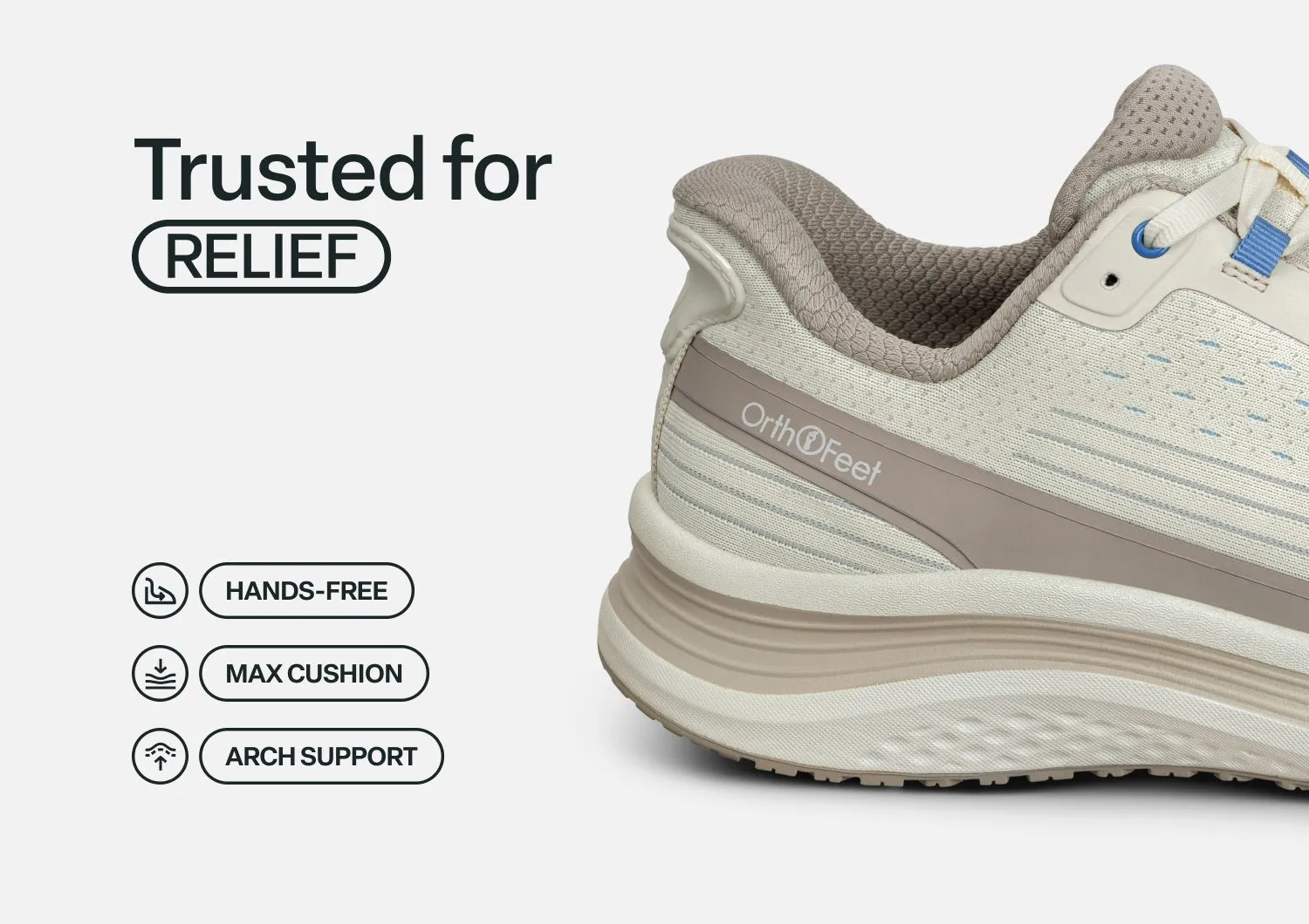 Dart Hands-Free - Taupe sold by Orthofeet product image thumbnail 4