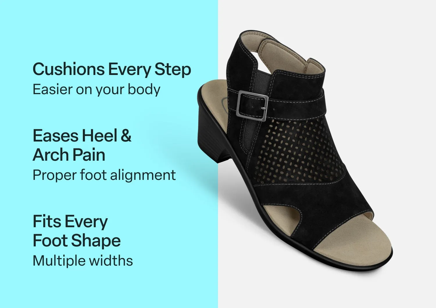 Taylor - Black sold by Orthofeet product image thumbnail 3