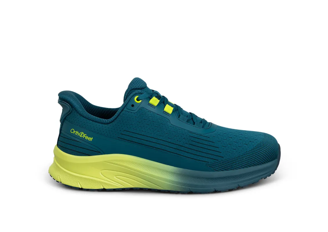 Dash Hands-Free - Deep Sea Green/Yellow made by Orthofeet