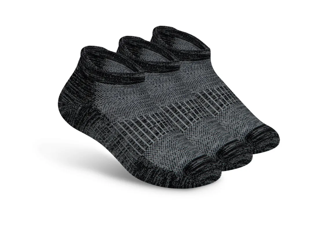 BioSoft Low Cut Sock - Black sold by Orthofeet