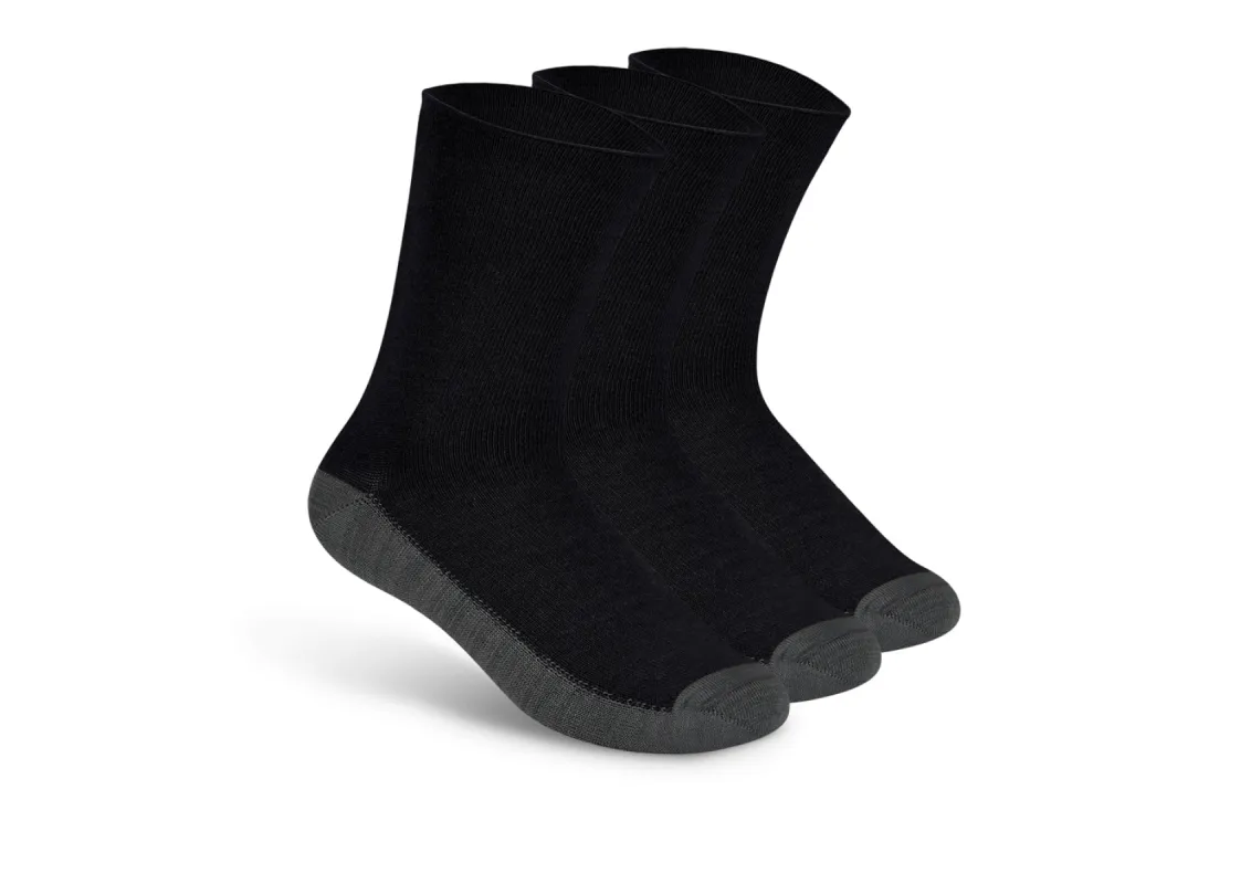 Casual/Dress Socks - Charcoal sold by Orthofeet
