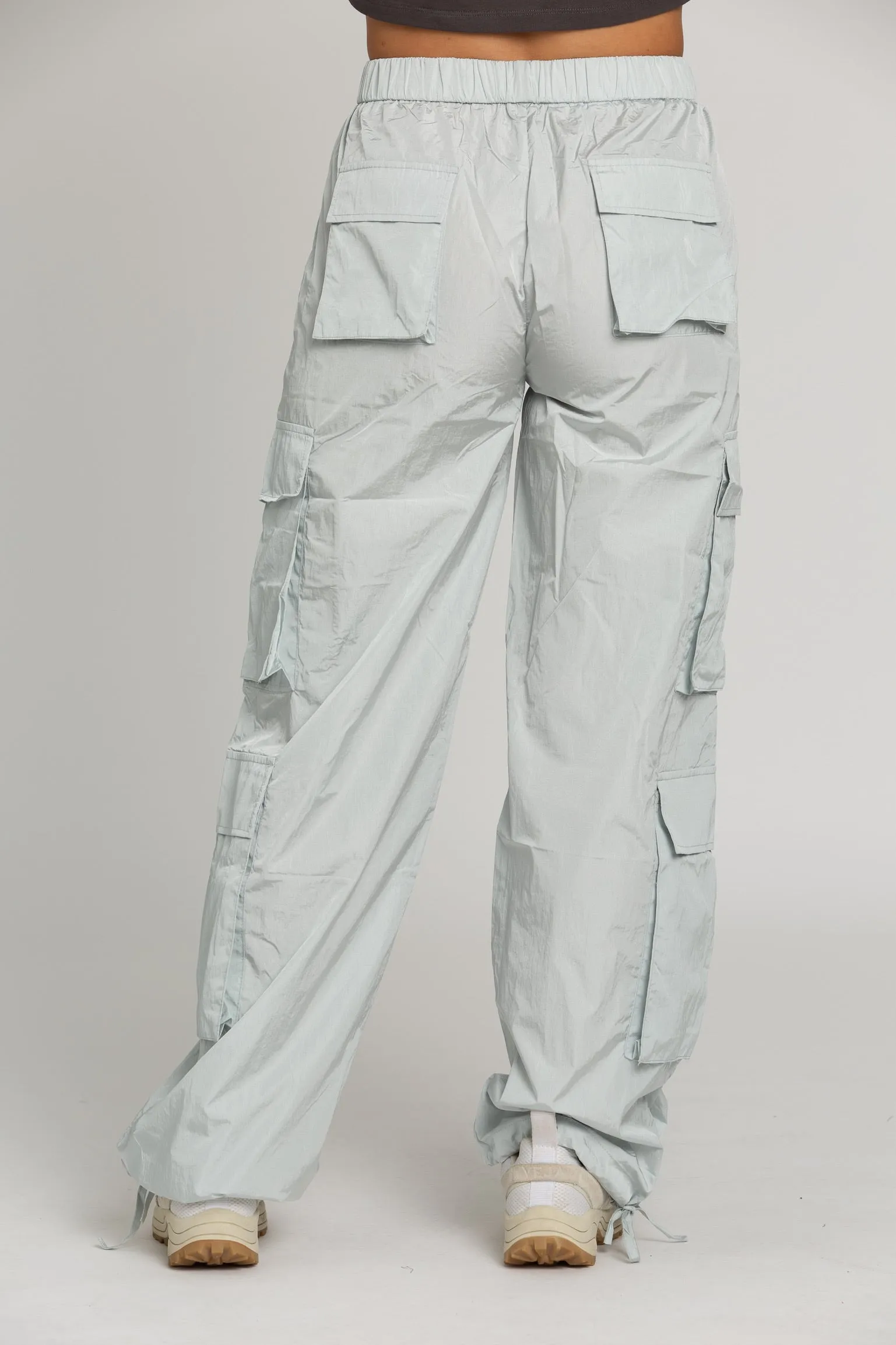 Ice Grey Parachute Pants sold by Gold Hinge product image thumbnail 3