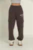 Charcoal Cargo Jogger Sweatpants sold by Gold Hinge