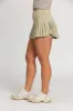 Pale Moss Pleated Tennis Skirt sold by Gold Hinge