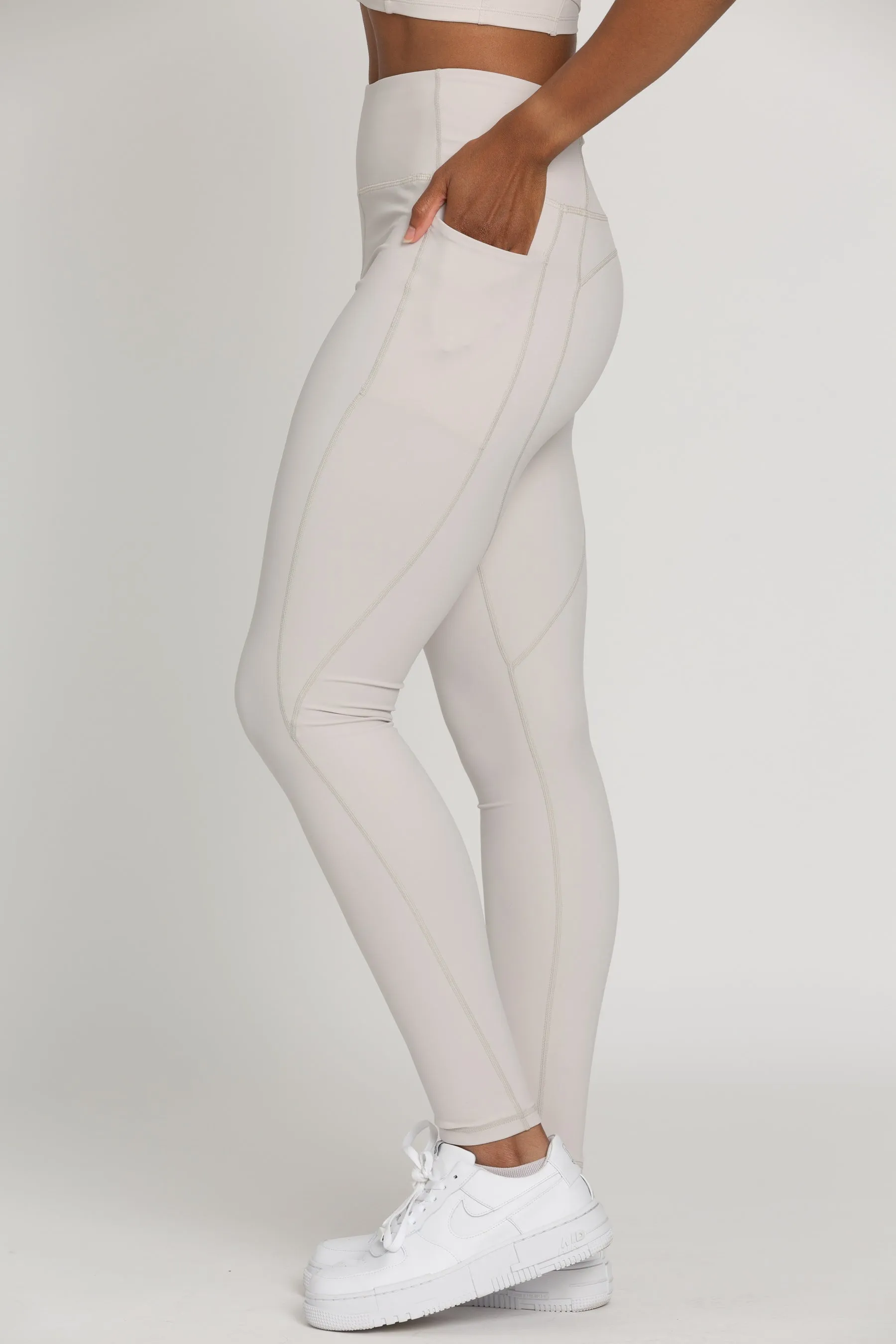 Smoke Lined Athletic Leggings sold by Gold Hinge product image thumbnail 4