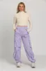 Shiny Purple Parachute Pants sold by Gold Hinge