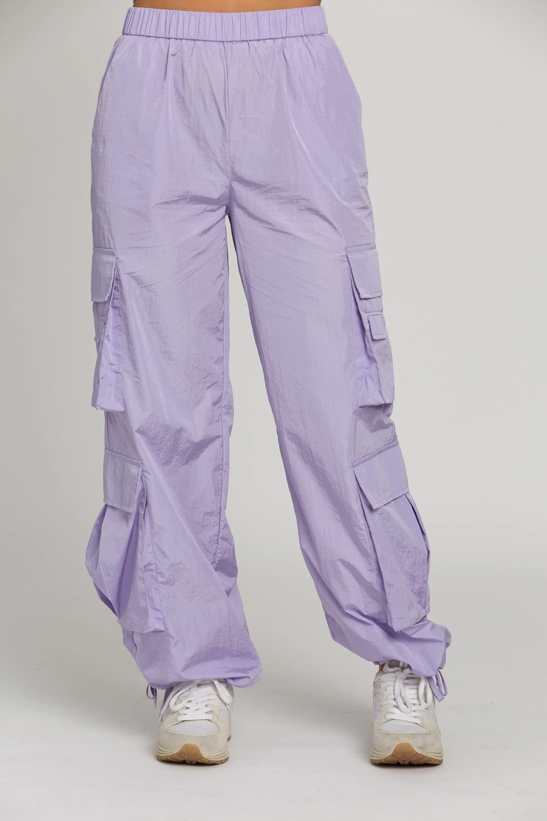 Shiny Purple Parachute Pants sold by Gold Hinge product image thumbnail 2