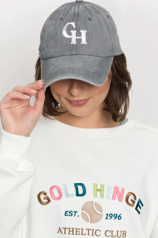 Vintage Grey GH University Hat sold by Gold Hinge