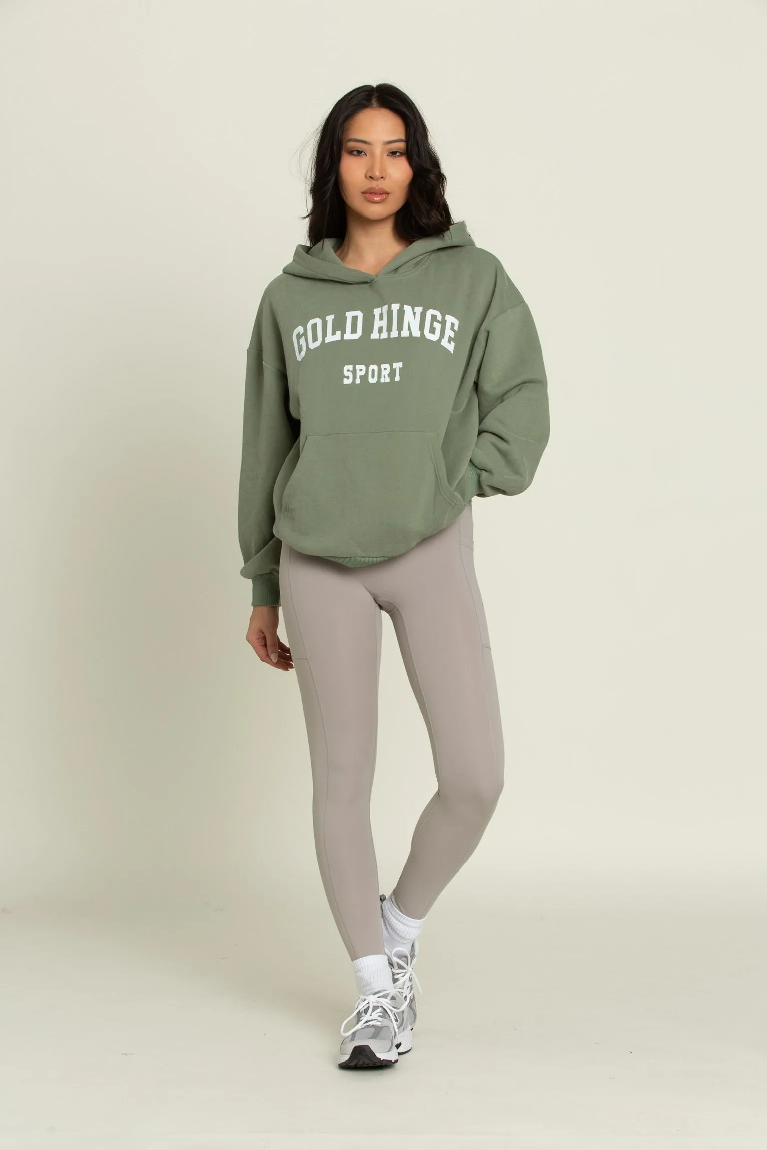 Green GH Sport Hoodie Sweatshirt sold by Gold Hinge product image thumbnail 4