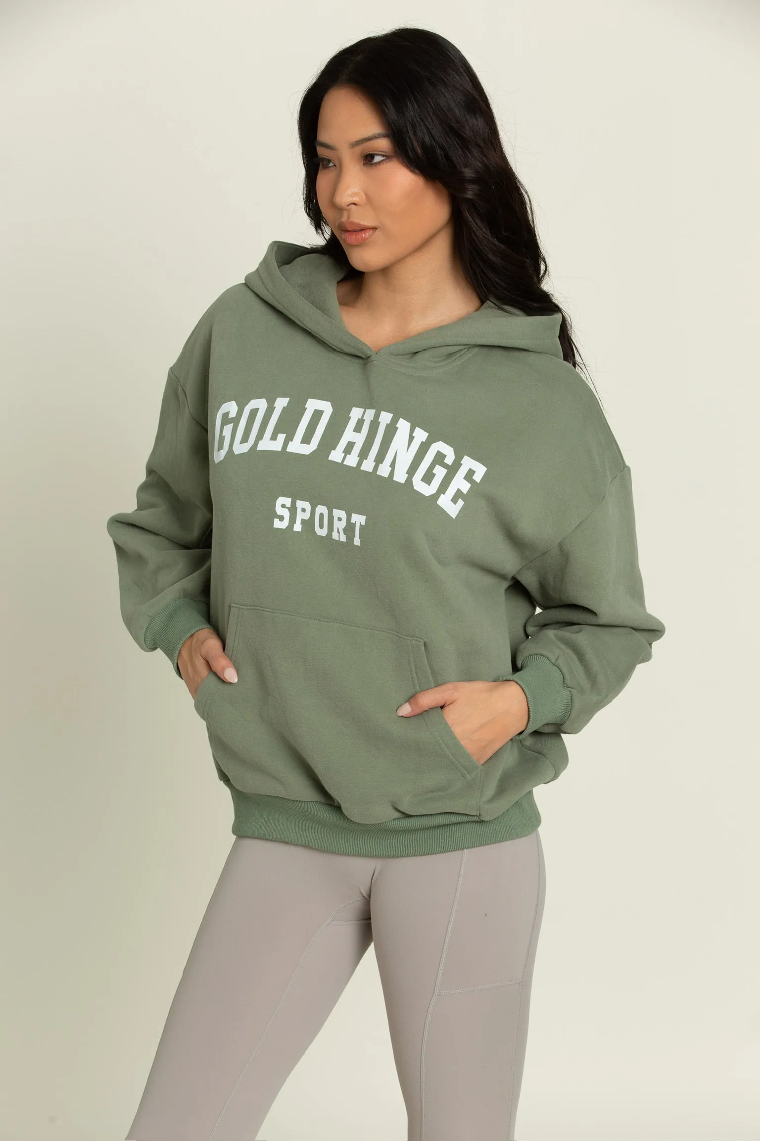 Green GH Sport Hoodie Sweatshirt sold by Gold Hinge product image thumbnail 2