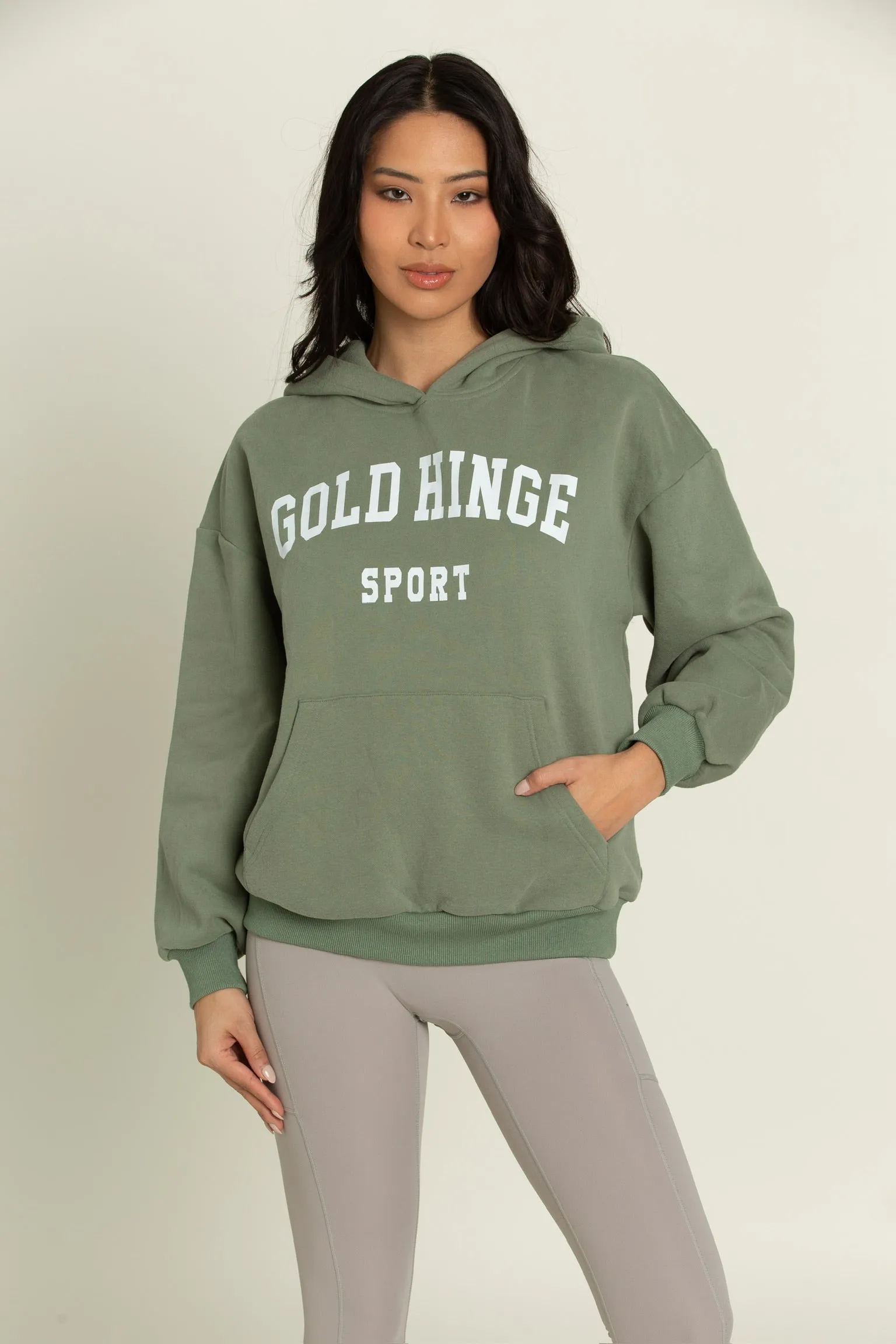 Green GH Sport Hoodie Sweatshirt sold by Gold Hinge