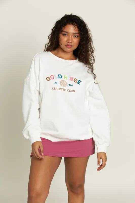 Colorful GH Boyfriend Sweatshirt sold by Gold Hinge