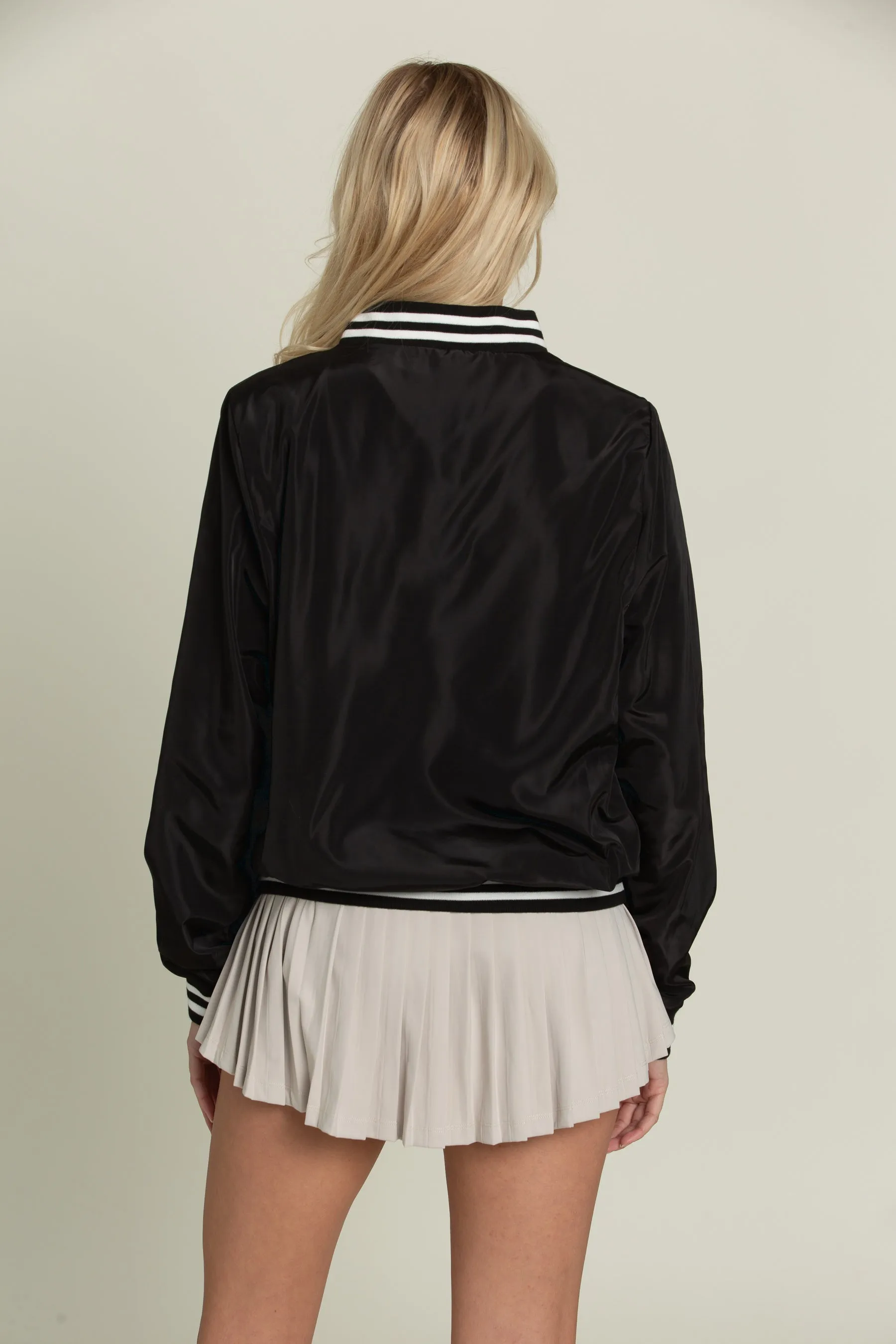Black GH Baseball V-Neck Pullover sold by Gold Hinge product image thumbnail 5