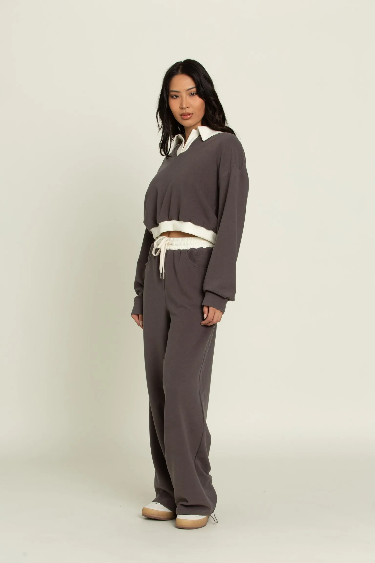 Charcoal Pullover Top sold by Gold Hinge product image thumbnail 5