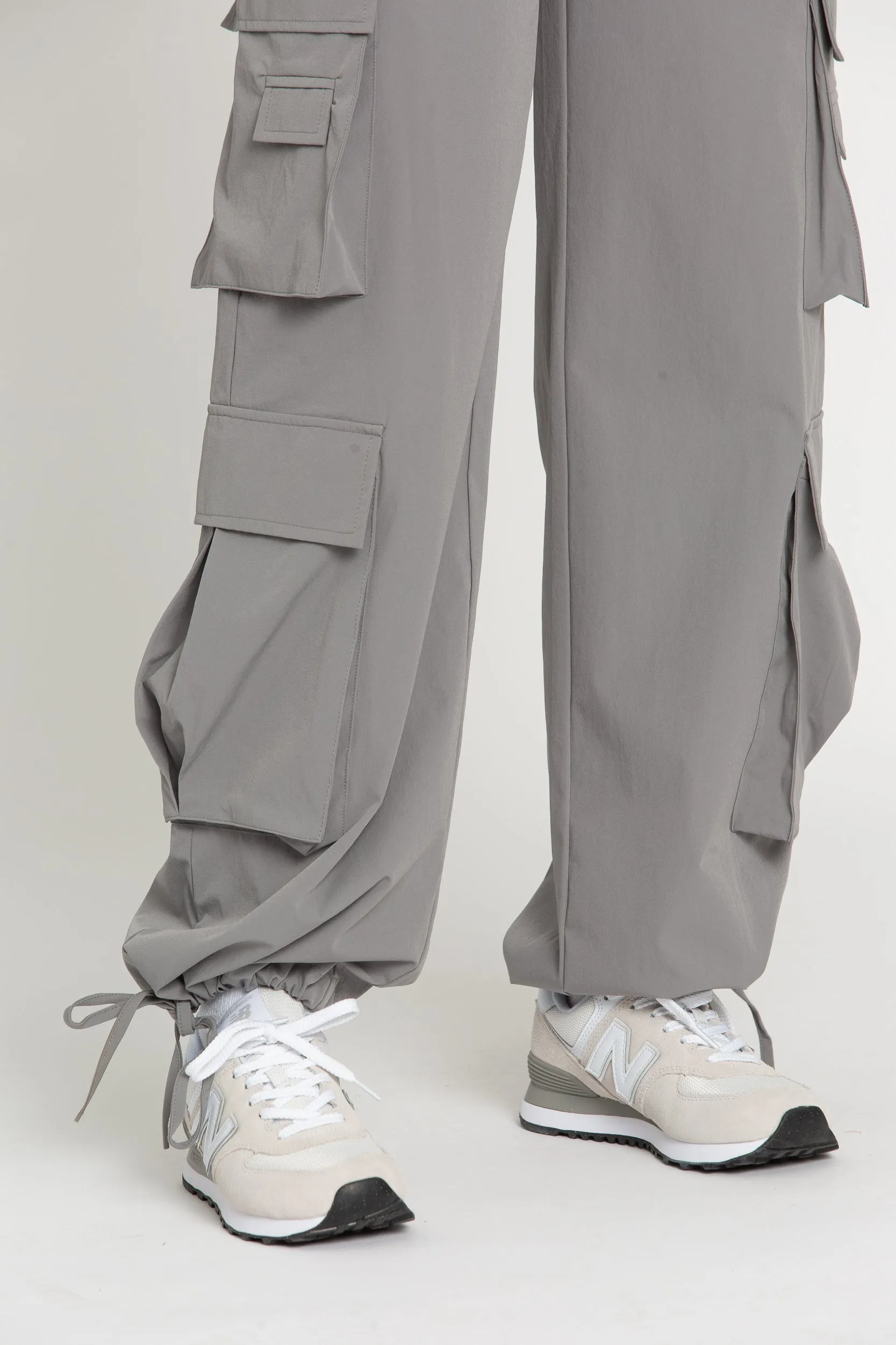 ★MUSINSA STANDARD★ Denim parachute cargo pants grey MMDNP6 MUSINSA | MUSINSA STANDARD Denim Parachute Cargo Pants [Grey]