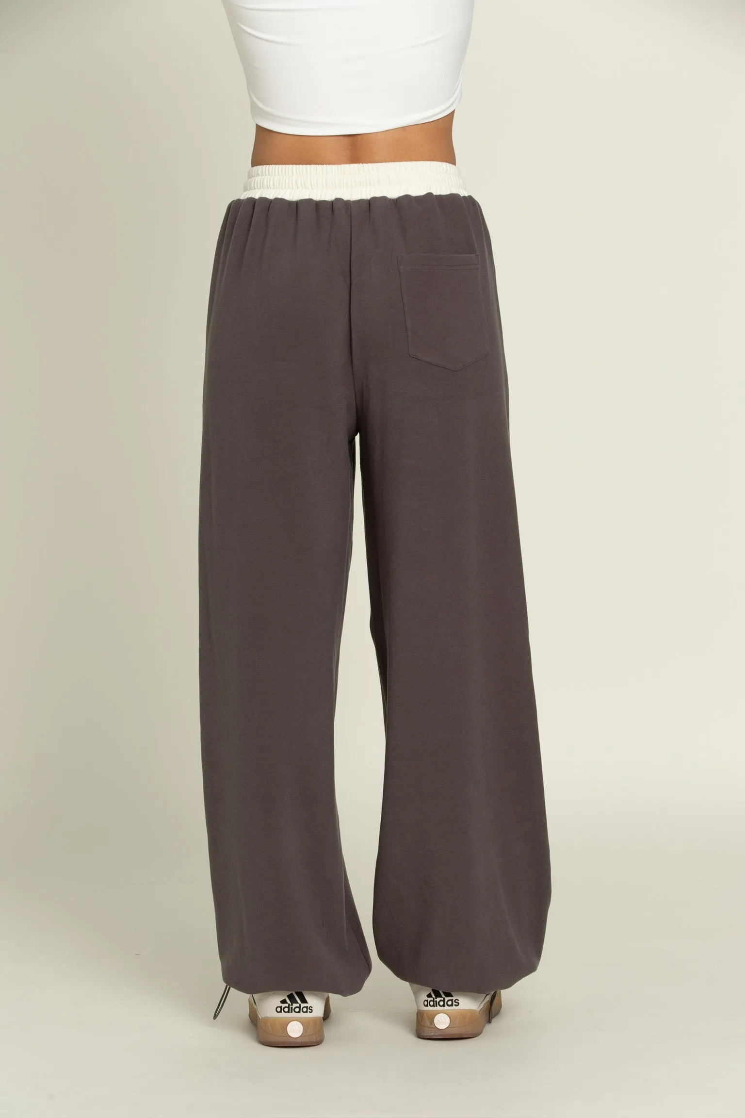 Charcoal Wide Leg Pants sold by Gold Hinge product image thumbnail 3