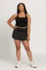 Blackout Criss Cross Back Yoga Tank sold by Gold Hinge