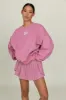 Pale Berry GH Embroidered Sweatshirt sold by Gold Hinge