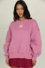 Pale Berry GH Embroidered Sweatshirt sold by Gold Hinge